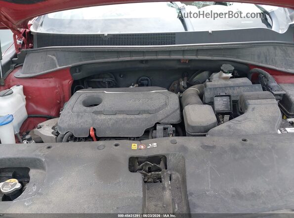 5XYPGDA35KG537230 2019 KIA SORENTO Red Вид ззаду