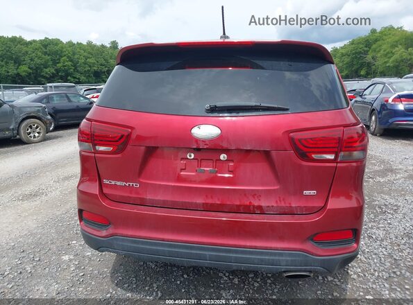 5XYPGDA35KG537230 2019 KIA SORENTO Red 
