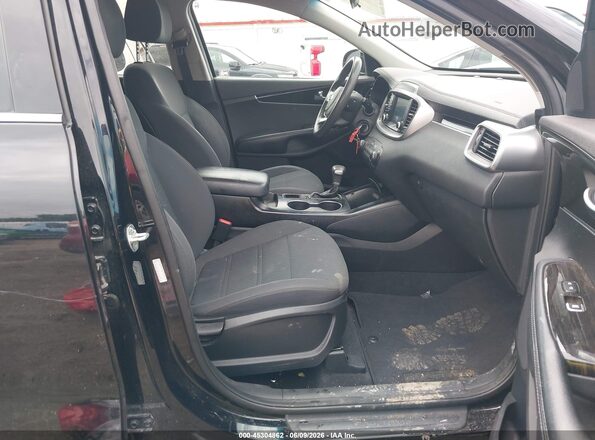5XYPGDA35LG650645 2020 KIA SORENTO Black Widok wnętrza z przodu