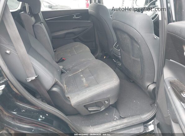 5XYPGDA35LG650645 2020 KIA SORENTO Black Widok naklejki z numerem VIN