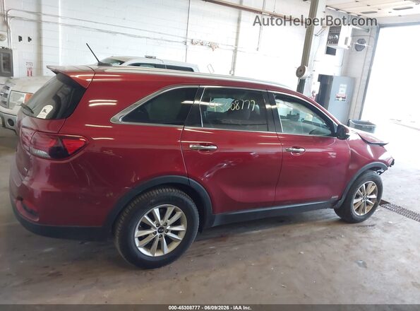 5XYPGDA35LG654839 2020 KIA SORENTO Red Rear interior view