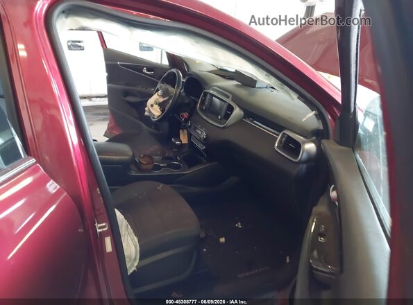 5XYPGDA35LG654839 2020 KIA SORENTO Red Front interior view
