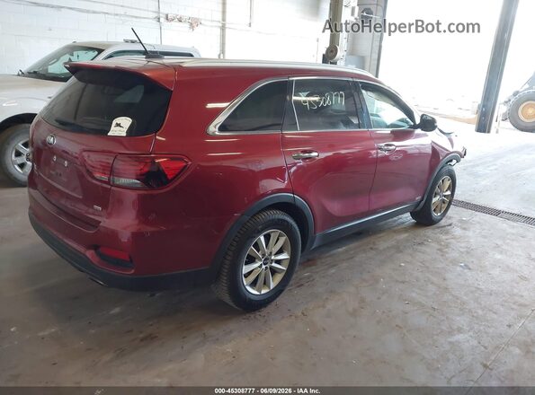 5XYPGDA35LG654839 2020 KIA SORENTO Red Rear right