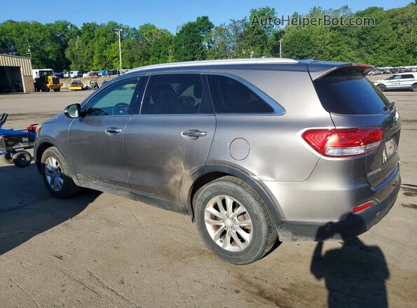 5XYPGDA36GG169437 2016 KIA SORENTO Gray Հետևի ձախ