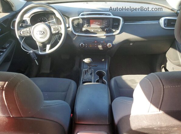 5XYPGDA36GG169437 2016 KIA SORENTO Gray Առջևի վահանակի տեսք