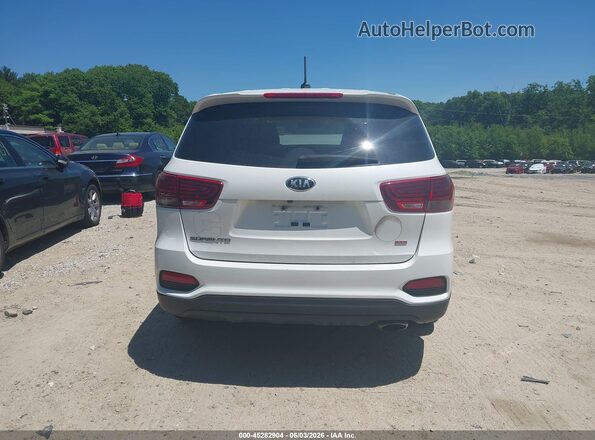 5XYPGDA36KG548155 2019 KIA SORENTO White 