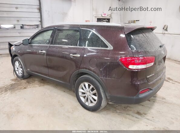 5XYPGDA37GG025055 2016 KIA SORENTO Purple Հետևի ձախ