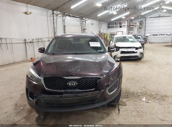 5XYPGDA37GG025055 2016 KIA SORENTO Purple Սարքավորումների վահանակի տեսք