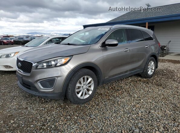 5XYPGDA37GG026626 2016 KIA SORENTO Gray 
