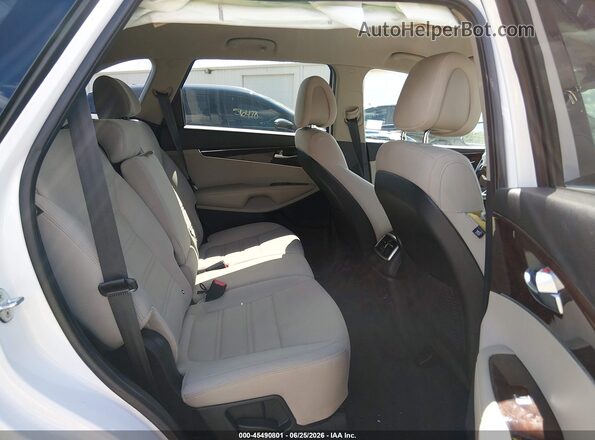 5XYPGDA37GG098653 2016 KIA SORENTO White VIN კოდის სტიკერის ხედი