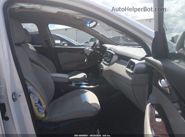 5XYPGDA37GG098653 2016 KIA SORENTO White წინა სალონის ხედი