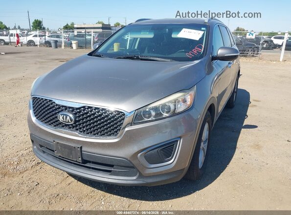 5XYPGDA38GG026344 2016 KIA SORENTO Gray 