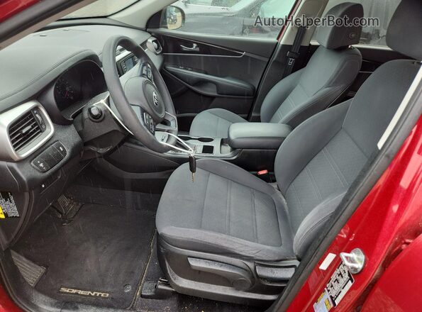 5XYPGDA38HG331019 2017 KIA SORENTO Red 