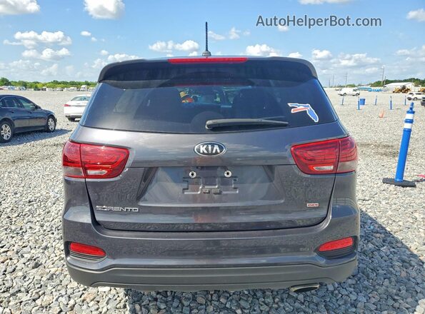 5XYPGDA39KG480160 2019 KIA SORENTO Gray უკანა ხედი