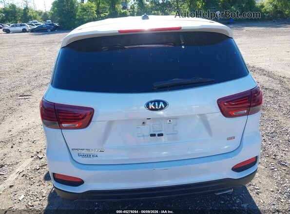 5XYPGDA39KG536128 2019 KIA SORENTO White 