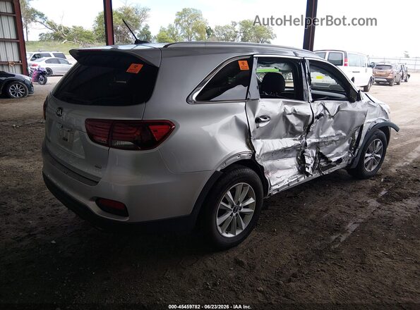5XYPGDA39LG663317 2020 KIA SORENTO Серебряный Задняя правая четверть