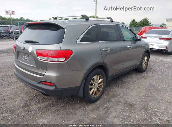 5XYPGDA3XGG014292 2016 KIA SORENTO Gray Trasero derecho