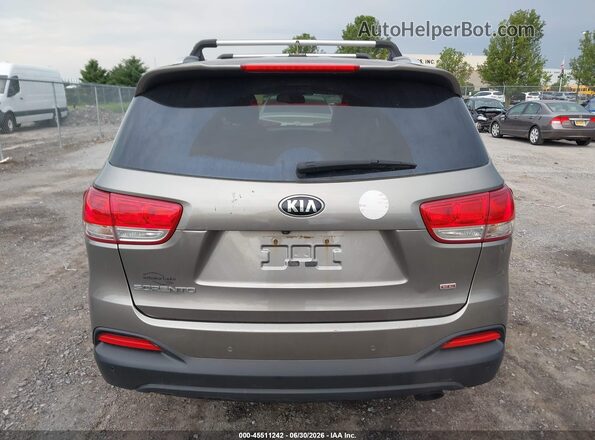 5XYPGDA3XGG014292 2016 KIA SORENTO Gray 