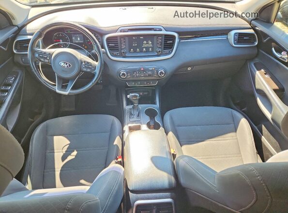 5XYPGDA3XHG289775 2017 KIA SORENTO Черный Вид панели приборов