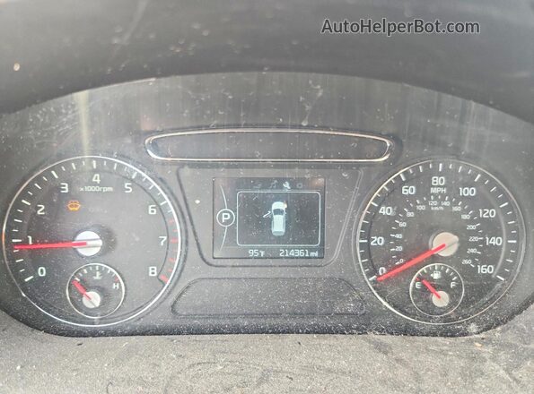 5XYPGDA3XHG324802 2017 KIA SORENTO Темно-бордовый Вид щитка приборов