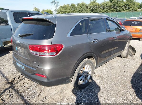 5XYPGDA3XJG373388 2018 KIA SORENTO Gray Trasero derecho