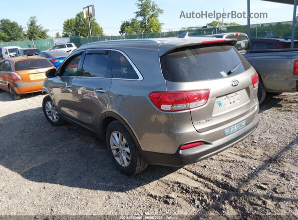 5XYPGDA3XJG373388 2018 KIA SORENTO Gray Trasero izquierdo