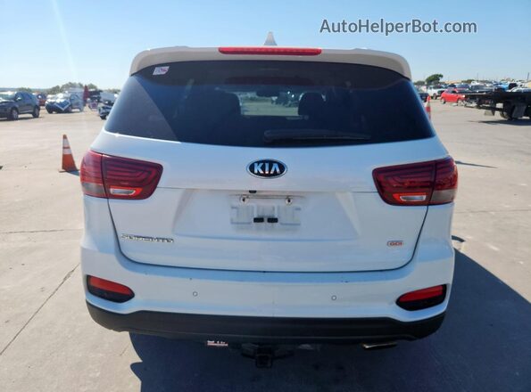 5XYPGDA3XKG434708 2019 KIA SORENTO White 