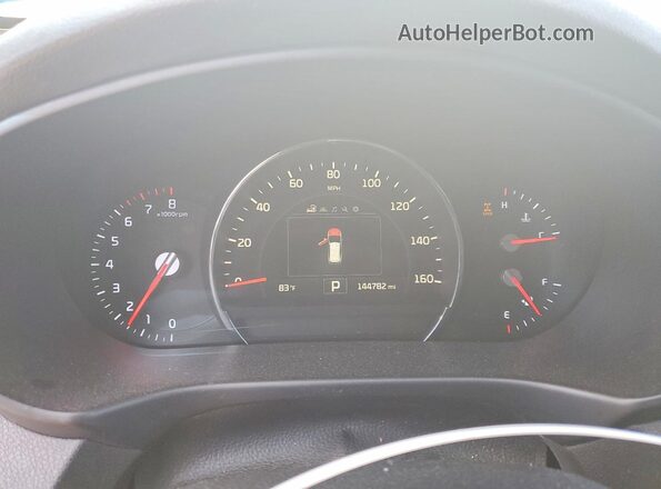 5XYPGDA50HG227416 2017 KIA SORENTO White Սարքավորումների վահանակի տեսք