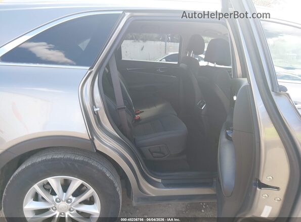 5XYPGDA50HG291617 2017 KIA SORENTO Gray VIN კოდის სტიკერის ხედი