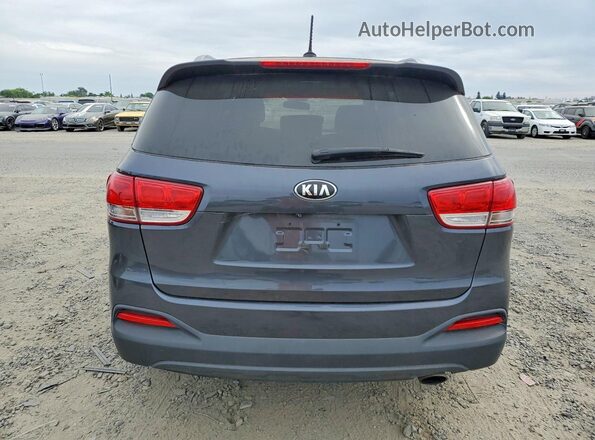 5XYPGDA50HG333221 2017 KIA SORENTO Charcoal უკანა ხედი