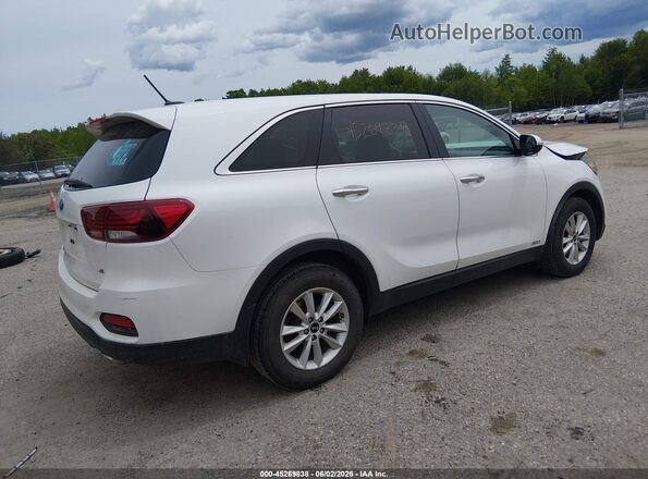 5XYPGDA50KG446125 2019 KIA SORENTO White Trasero derecho