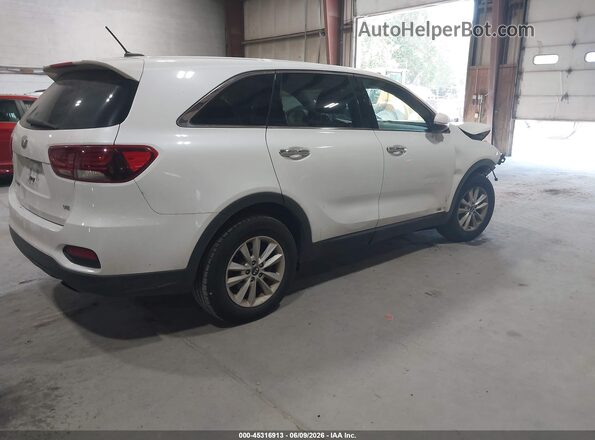 5XYPGDA50KG567611 2019 KIA SORENTO Белый Задняя правая четверть
