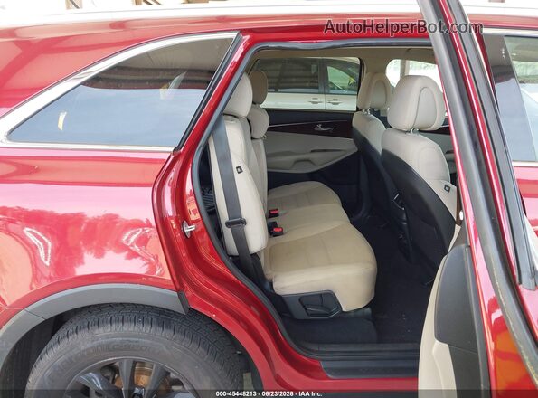 5XYPGDA52HG191373 2017 KIA SORENTO Red Вид наклейки з VIN-кодом