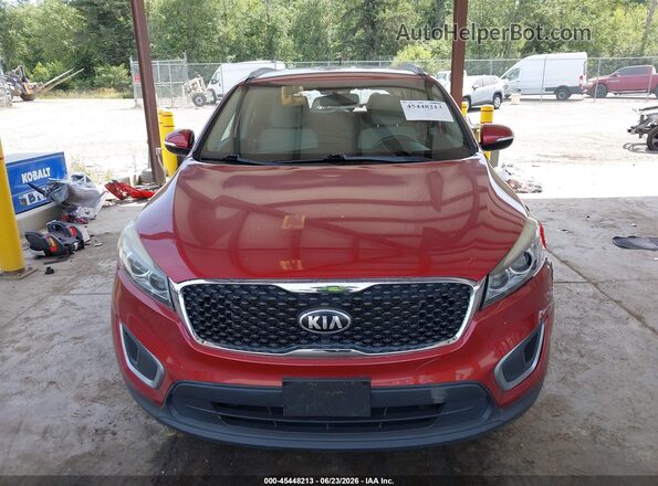 5XYPGDA52HG191373 2017 KIA SORENTO Red Вид щитка приладів