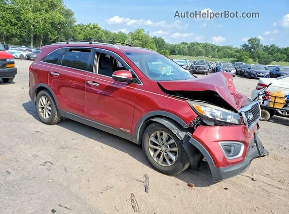 5XYPGDA52HG197058 2017 KIA SORENTO Burgundy Передня права чверть