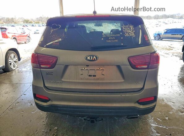 5XYPGDA52KG487694 2019 KIA SORENTO Beige 