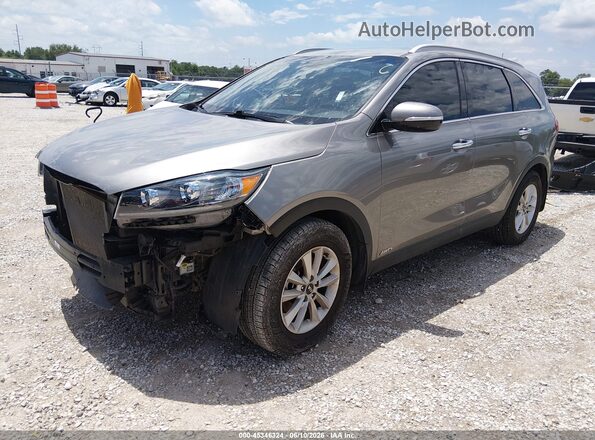 5XYPGDA52KG546677 2019 KIA SORENTO Gray Przód lewy