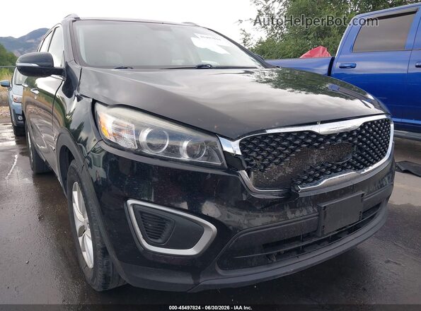 5XYPGDA54HG192637 2017 KIA SORENTO Черный Вид спереди