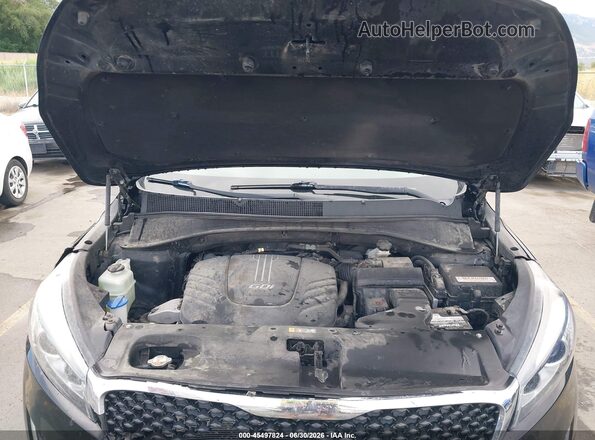 5XYPGDA54HG192637 2017 KIA SORENTO Черный Вид сзади