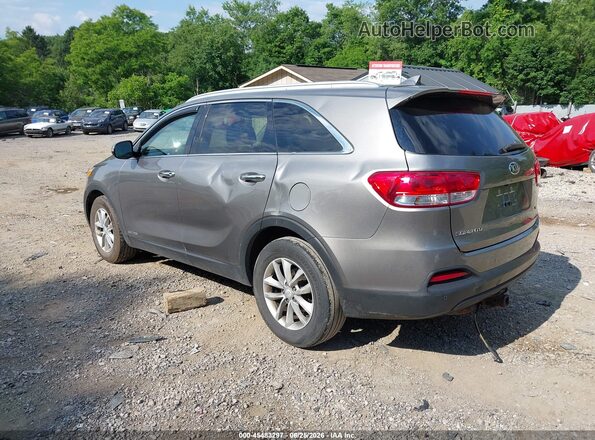 5XYPGDA54JG368205 2018 KIA SORENTO Gray Задня ліва чверть