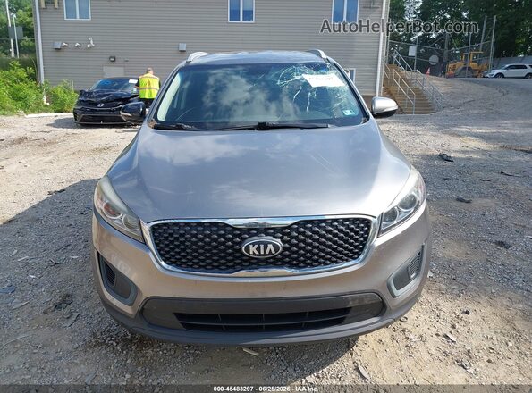 5XYPGDA54JG368205 2018 KIA SORENTO Gray Вид щитка приладів