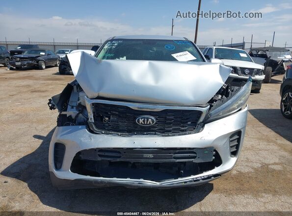 5XYPGDA54KG481394 2019 KIA SORENTO Silver Vista interior trasera