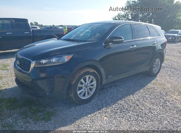 5XYPGDA54LG615208 2020 KIA SORENTO Черный Передняя левая четверть