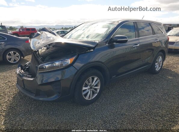 5XYPGDA54LG619503 2020 KIA SORENTO Gray Передня ліва чверть