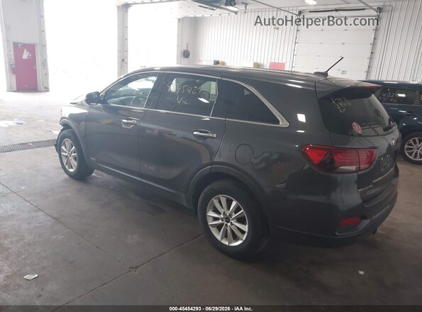 5XYPGDA55KG483526 2019 KIA SORENTO Gray Trasero izquierdo