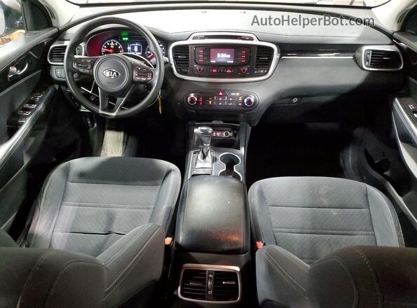 5XYPGDA56HG218364 2017 KIA SORENTO Gray წინა პანელის ხედი