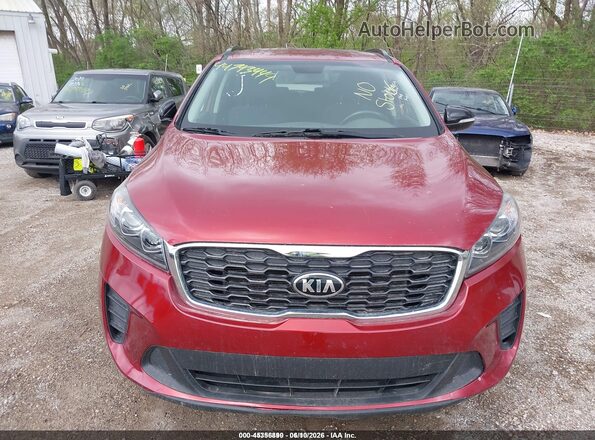 5XYPGDA56KG592867 2019 KIA SORENTO Red 