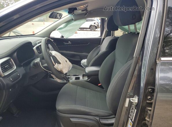 5XYPGDA56LG681680 2020 KIA SORENTO Gray Widok wnętrza z przodu