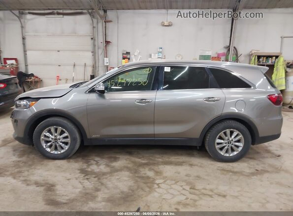 5XYPGDA57KG482345 2019 KIA SORENTO Gray სალონის 360-გრადუსიანი ხედი
