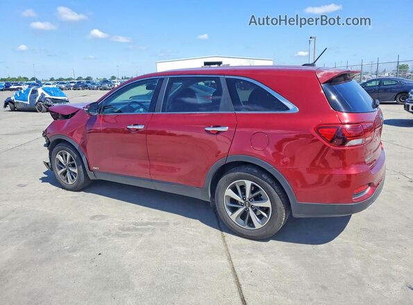 5XYPGDA57LG682403 2020 KIA SORENTO Burgundy Հետևի ձախ